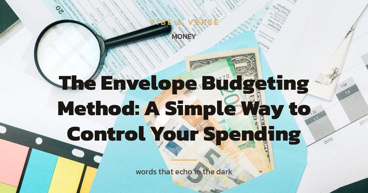 The Envelope Budgeting Method: A Simple Way to Control Your Spending